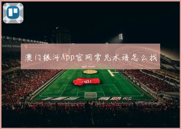 澳门银河App官网常见术语怎么找